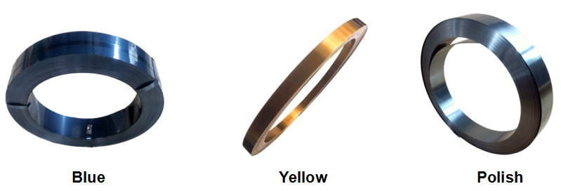 Heat treated steel strip surface color spring steel coil