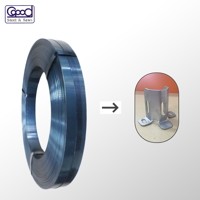 bobina de acero de resorte azul