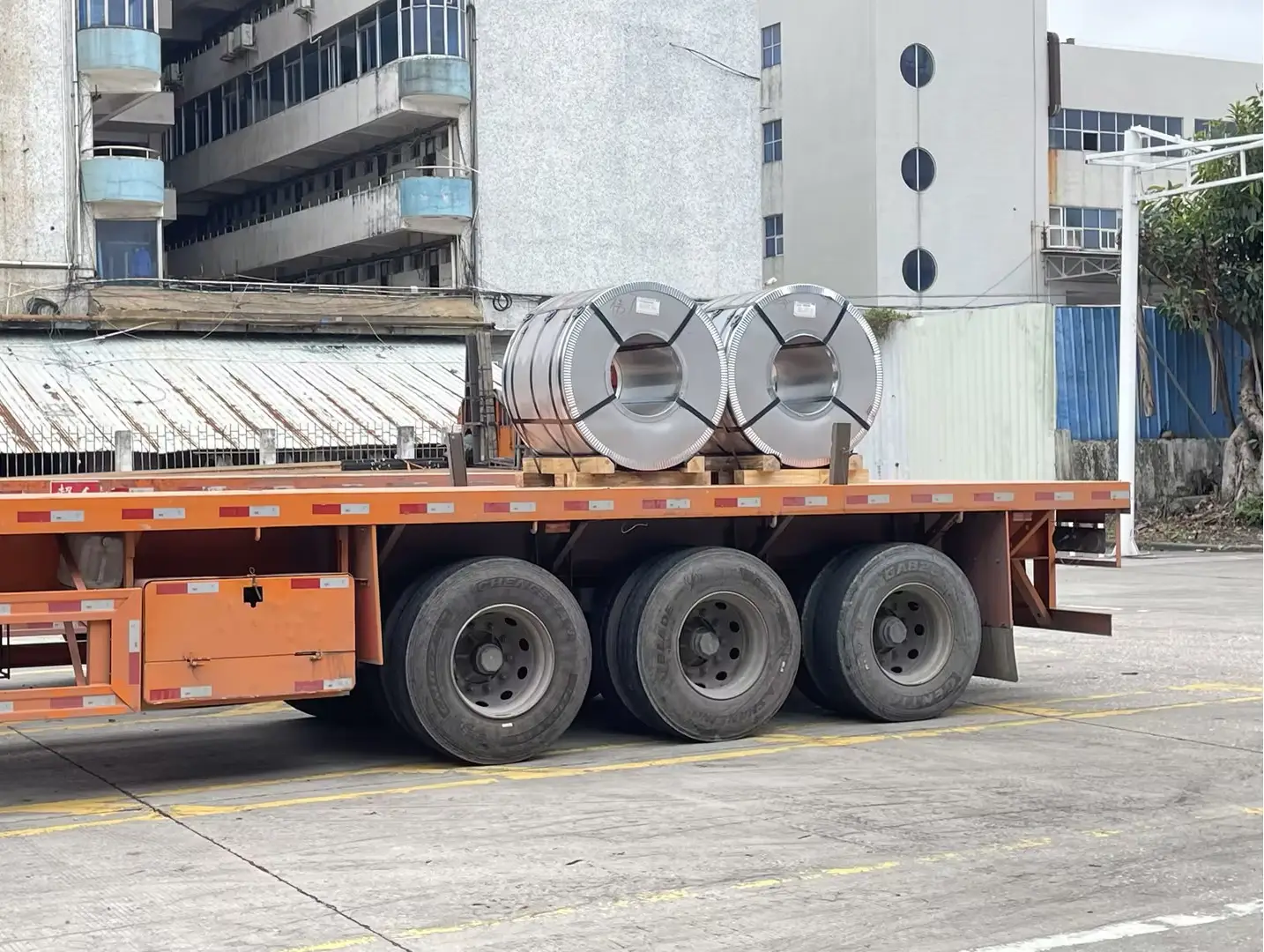 Steel Coils Loaded
