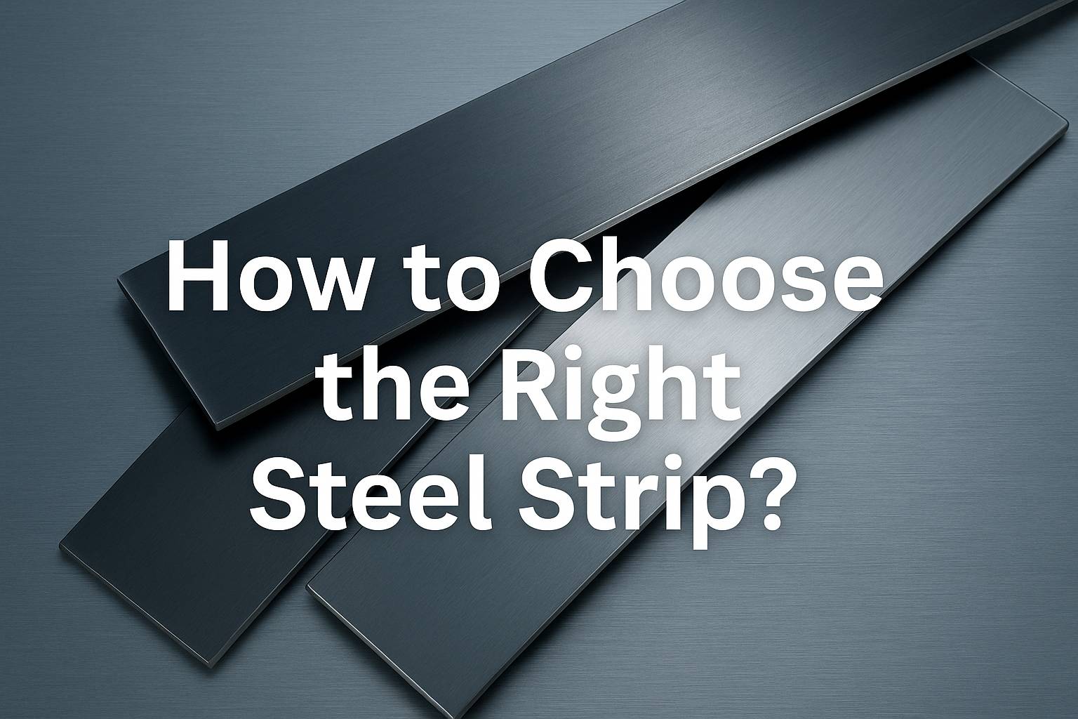 How to Choose the Right Steel Strip